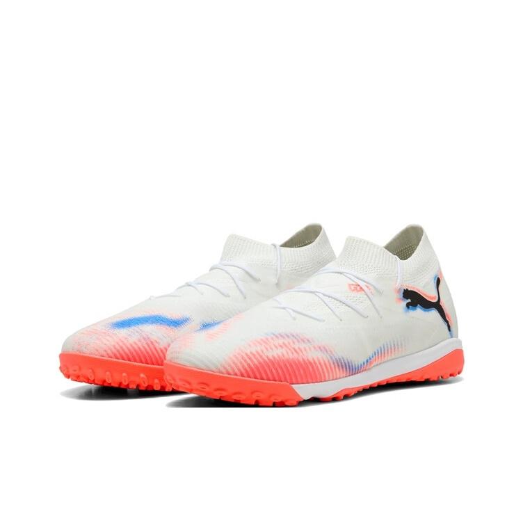 Puma Future 8 Match TT Белые Черные Светящиеся Красные Унисекс Кроссовки Черно-Светящиеся-Красные 108597-01