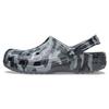 Crocs Beach Sandals Gray Camouflage Unisex