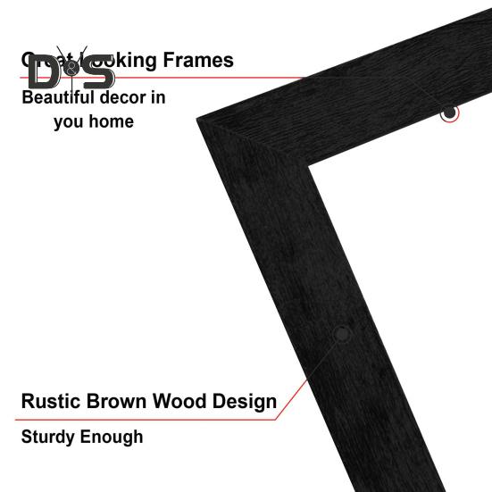 Деревянная фоторамка 5/6/7/8/10 дюймов A4 настенная простая в установке горизонтальная или вертикальная настольная фоторамка для показа на стене офиса