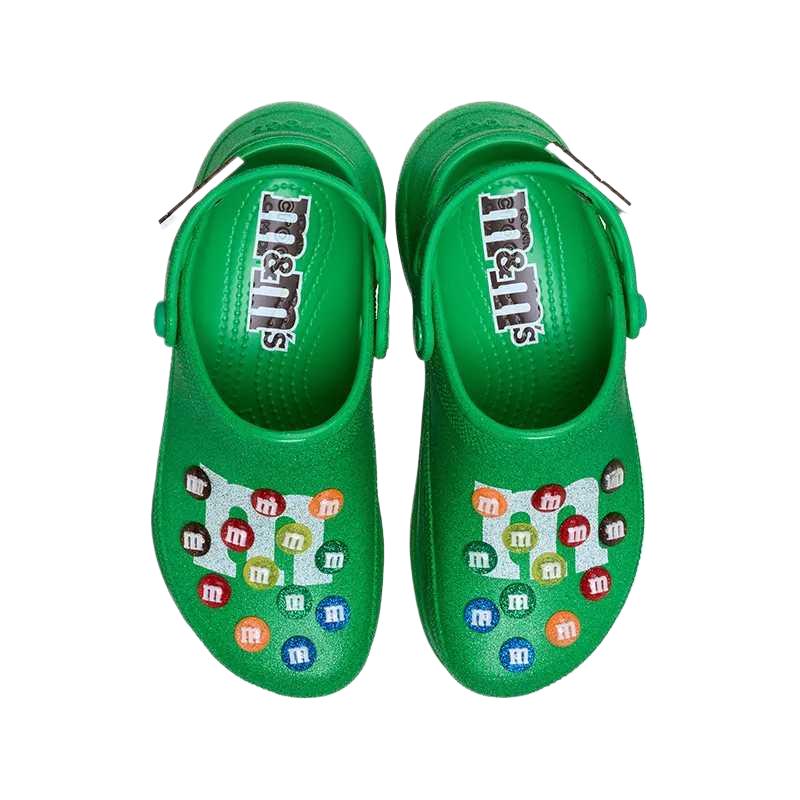 Crocs M&Ms X  Comfortable Stylish Attractive Unique Kids Clogs Kids Clogs Green 212260-997
