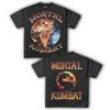 MORTAL KOMBAT Футболка с принтом ботинка Унисекс с коротким рукавом (двусторонний) Унисекс Футболка S-5XL