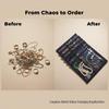 Large Capacity Transparent PVC Jewelry Organizer – Loose-leaf Travel Bag for Gold Jewelry Storage