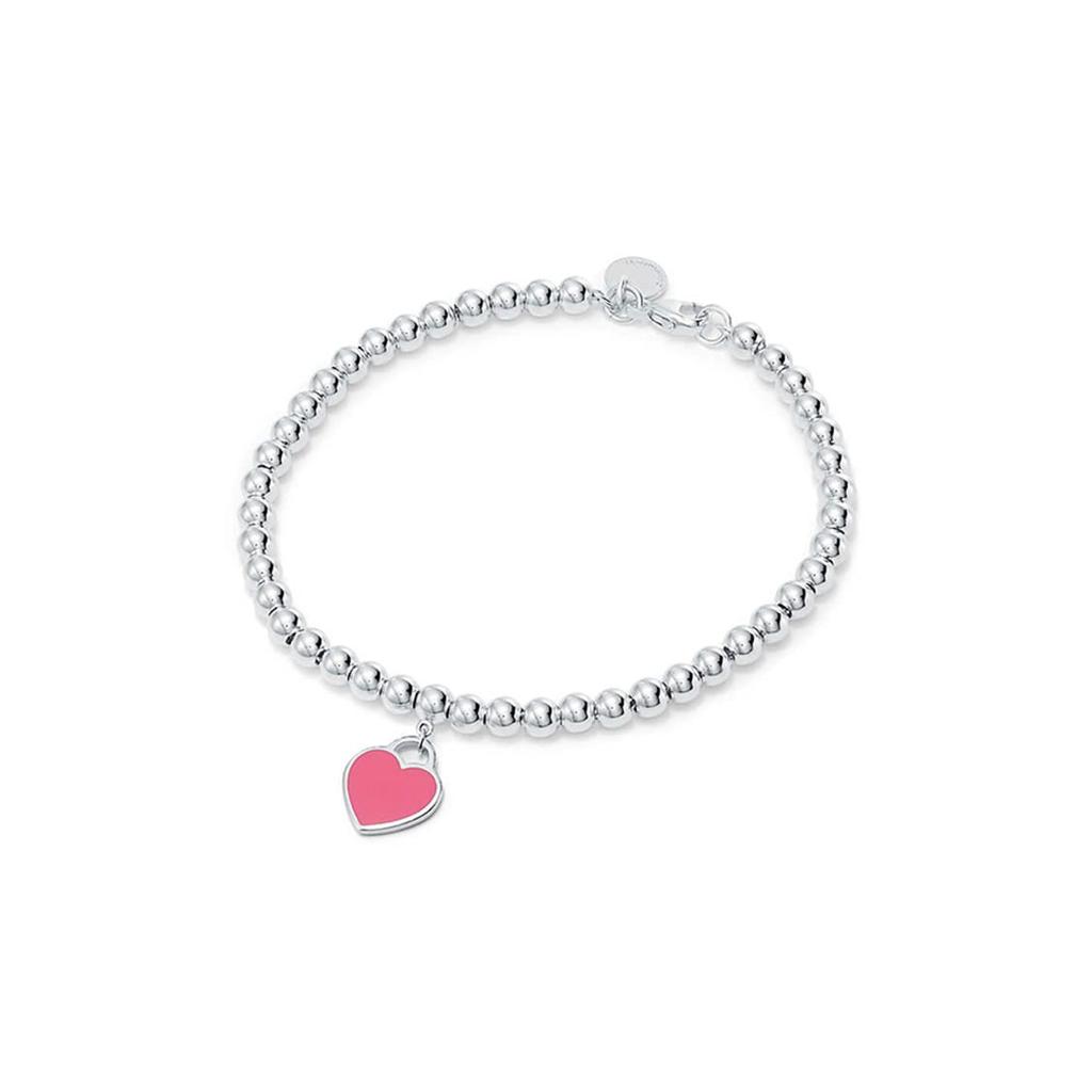 TIFFANY & CO. Return To Tiffany Mini Heart Tag Silver Bracelet 63527564