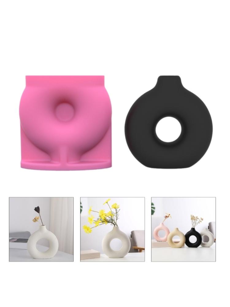 Силиконовые формы для ваз, модные формы для контейнеров для цветов, уникальные формы для банок для ювелирных изделий, силиконовые формы для рукоделия