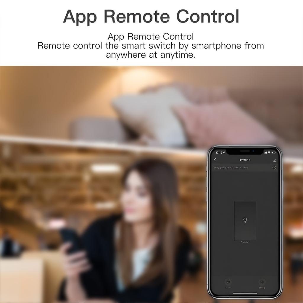 WiFi Smart Light 16A DIY Автоматический выключатель с таймером 1 группа 2-стороннее управление Tuya Wireless