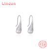 Линдон стерлингового серебра 925 пробы синтетический жемчуг серьги серьги-капли для женщин подарки на свадьбу