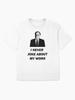 James Bond I Never Joke About My Work Oversized T-Shirt