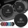Badge Car Cup Coaster Waterproof Non-Slip Sift-Proof Spill Saucer For AMG C500 C200 C300 A B C E GLA CLA GLK GL ML GLE W204 W205 W203