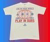 Новая футболка Playstation Play in Ours Мужская Play Station Classic Винтажная Унисекс
