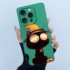 Cute Cartoon Cat Matte Shockproof Soft Silicone Phone Case For iPhone 16 Pro Max iPhone16 Plus 16Pro 16ProMax Bumper Cases Cover