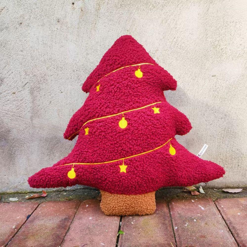 Big Christmas Tree Pillow Soft Christmas Throw Pillows Lightweight Sofa Cushion Bed