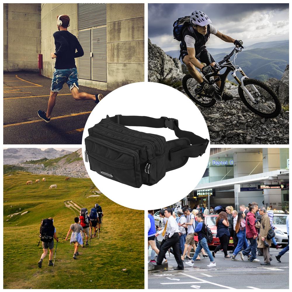 Поясная сумка Fanny Pack для мужчин и женщин, сумка на бедро, для улицы, тренировок, путешествий, повседневная, спортивная, для бега, пеших прогулок, велоспорта