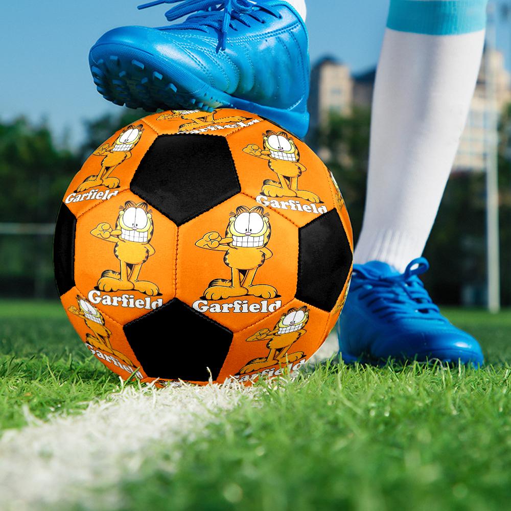 Garfield Theme Size 5 Soccer Ball, Suitable for Both Indoor and Outdoor Matches, a Gift Suitable for Everyone.