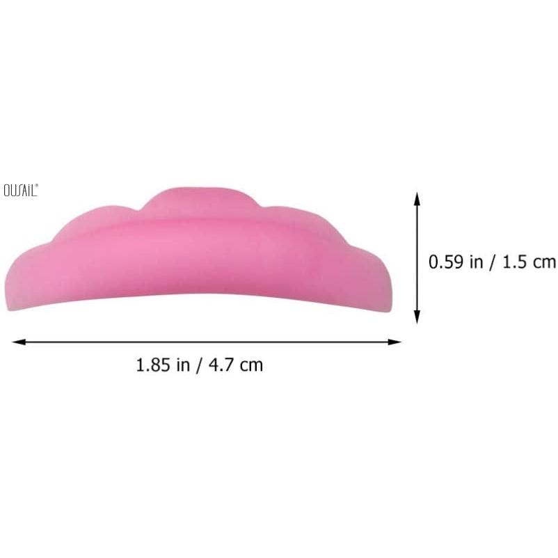 Eyelash Lifting Kit 5 Pairs of Silicone Eyelash Curler Pads Extension Accessories 3D Eyelash Curler Applicator Tool