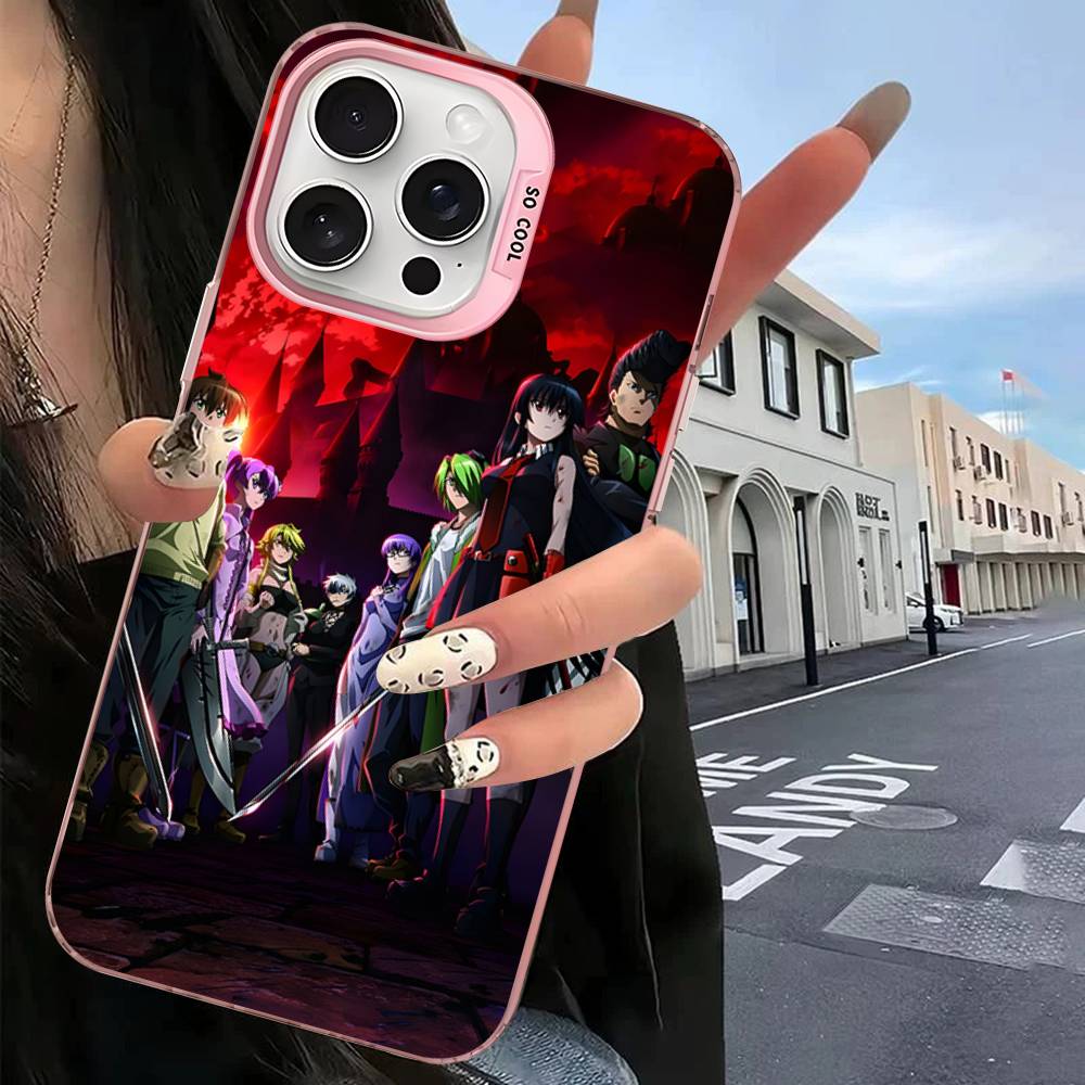 Аниме Убийца Акаме! Чехол для телефона iPhone 17 16 15 14 13 12 11 Pro MAX Матовый Ударопрочный Задняя панель Противоударный Матовый чехол