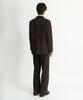NONBLANK Corduroy Flare Fit Slacks_Dark Brown