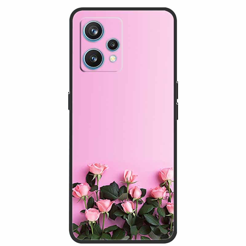 Чехол для Realme 9 RMX3521 Ударопрочный Мягкий силикон ТПУ Задняя крышка Для телефона Realme9 4G Чехлы Realme 9 6,4 дюйма Милый мультяшный чехол-сумка