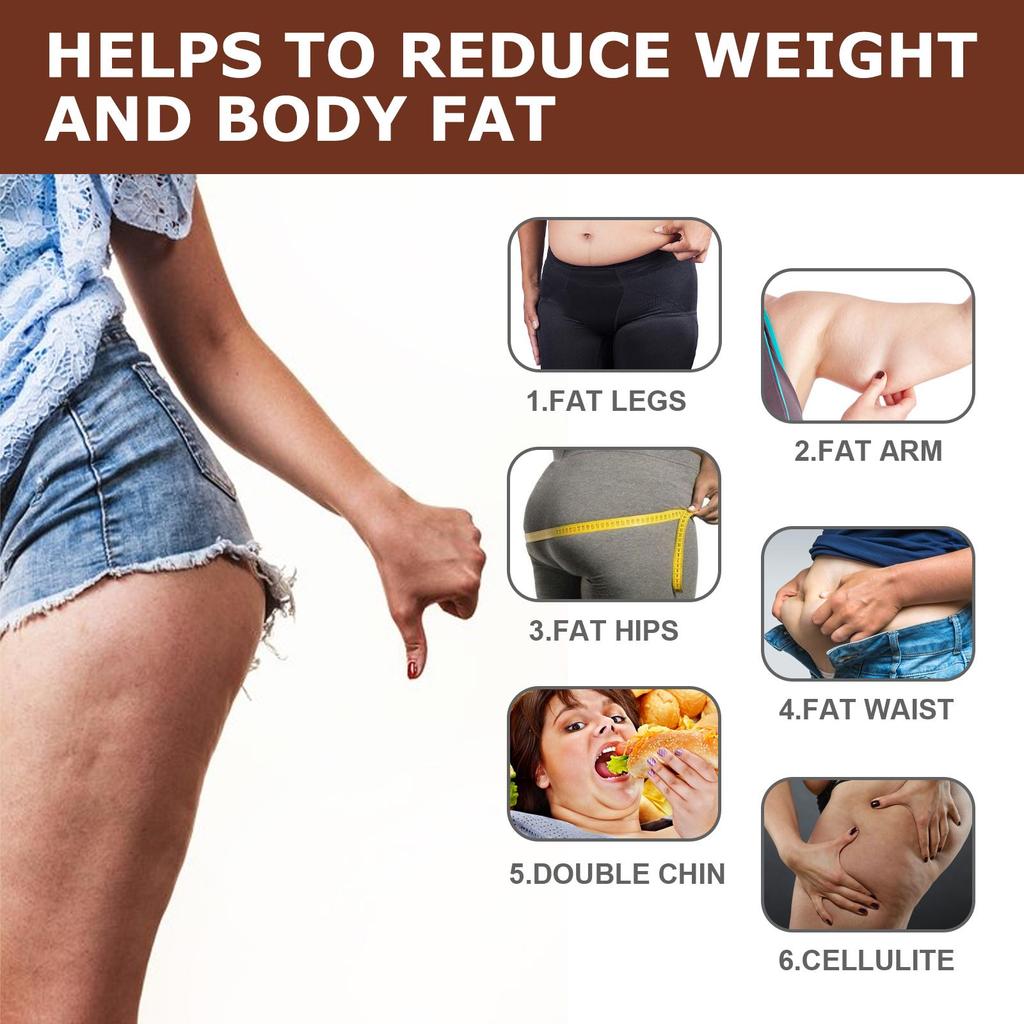 OUHOE Кофейный крем для похудения 120 мл Подтягивающий абдоминальный бальзам для похудения Крем для сжигания жира Быстрая потеря веса Крем для похудения и формирования тела