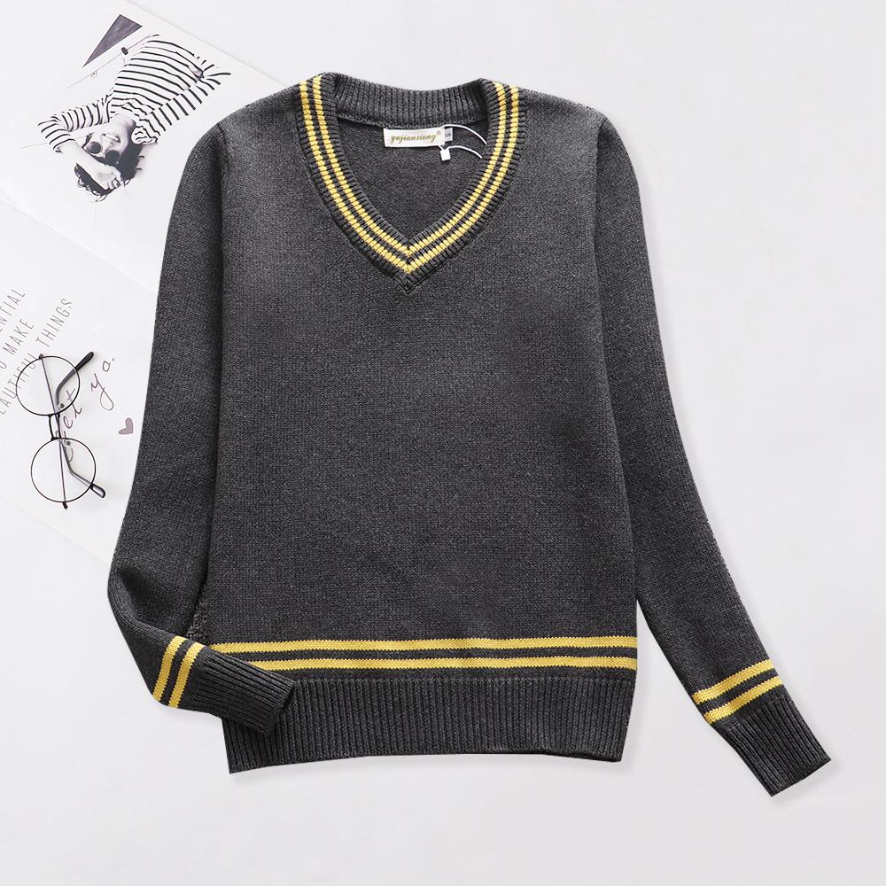 Harry Potter Gryffindor V-Neck Sweater - Unisex Daily Wear JK Uniform