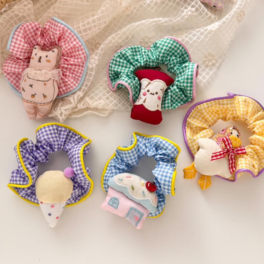 Детские эластичные резинки для волос мультяшные милые для маленьких девочек веревки для волос резинки для хвостика резинки детские головные уборы аксессуары для волос