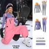 Quarter Zip Thermal Underwear Set for Women Long Sleeve Ski Base Layers for Women for Cold Weather