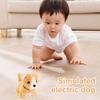 Electronic Robot Dog Soft Fur Walking Barking Puppy Special Gifts Battery Powered Home Decoration for Boys Girl Birthday Gifts