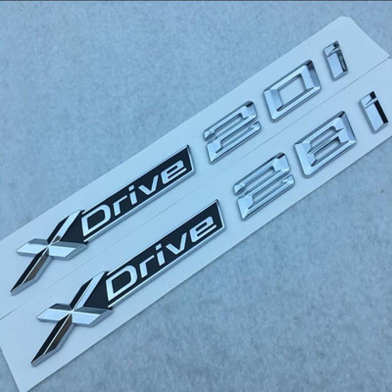 1X новый ABS хромированный автомобильный логотип XDrive, наклейка с эмблемой X Drive 20i 25i 28i 30i 35i 40i 48i 50i для B + W X1 X3 X4 X5 X6