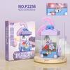 Машина для игрушек Микки Маус Микро Строительные Блоки Дисней Милый СтеллаЛу ЛинаБелл Розовая Лиса Алмазные Мини Кирпичики Игрушки Для Детей Подарок