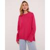 Women's Autumn and Winter Knitted Round Neck Loose Solid Colour Sweater