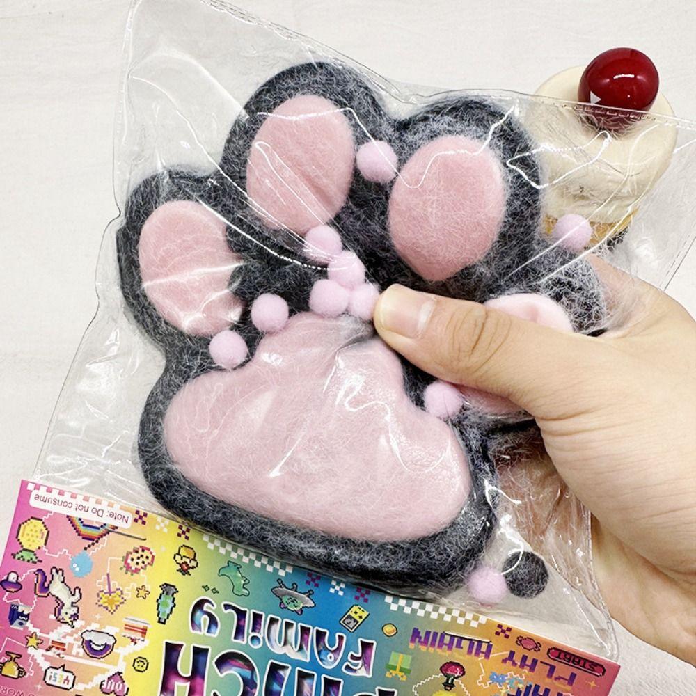 Stress Relief Cat Paw Squishy Toys Relief Relax Toys Cat Claw Squeezing Toy Giant Paw Squishy