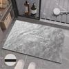 Коврик для туалета Nordic Marble Diatom Mud, быстросохнущий, впитывающий, для ног, нескользящий коврик для ванной комнаты