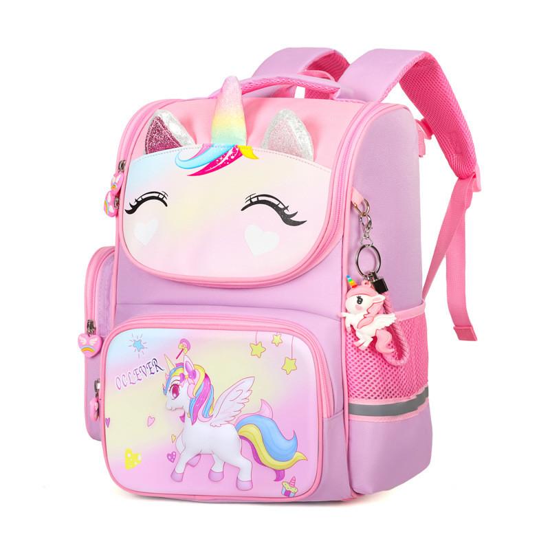 Adorable Cute Unicorn And Princess Girls Backpack Lightweight Large Capacity For School