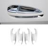 4pcs Chrome Door Handle Bowl Cover Trim For Mercedes W166 ML X166 GL W212 E W204