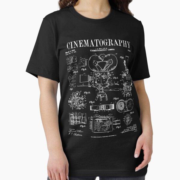 Cinematography Movie Film Camera Vintage Patent Print Essential T-Shirt