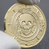 Король Пиратов Луффи ONE PIECE Позолоченная Памятная Монета и Значок