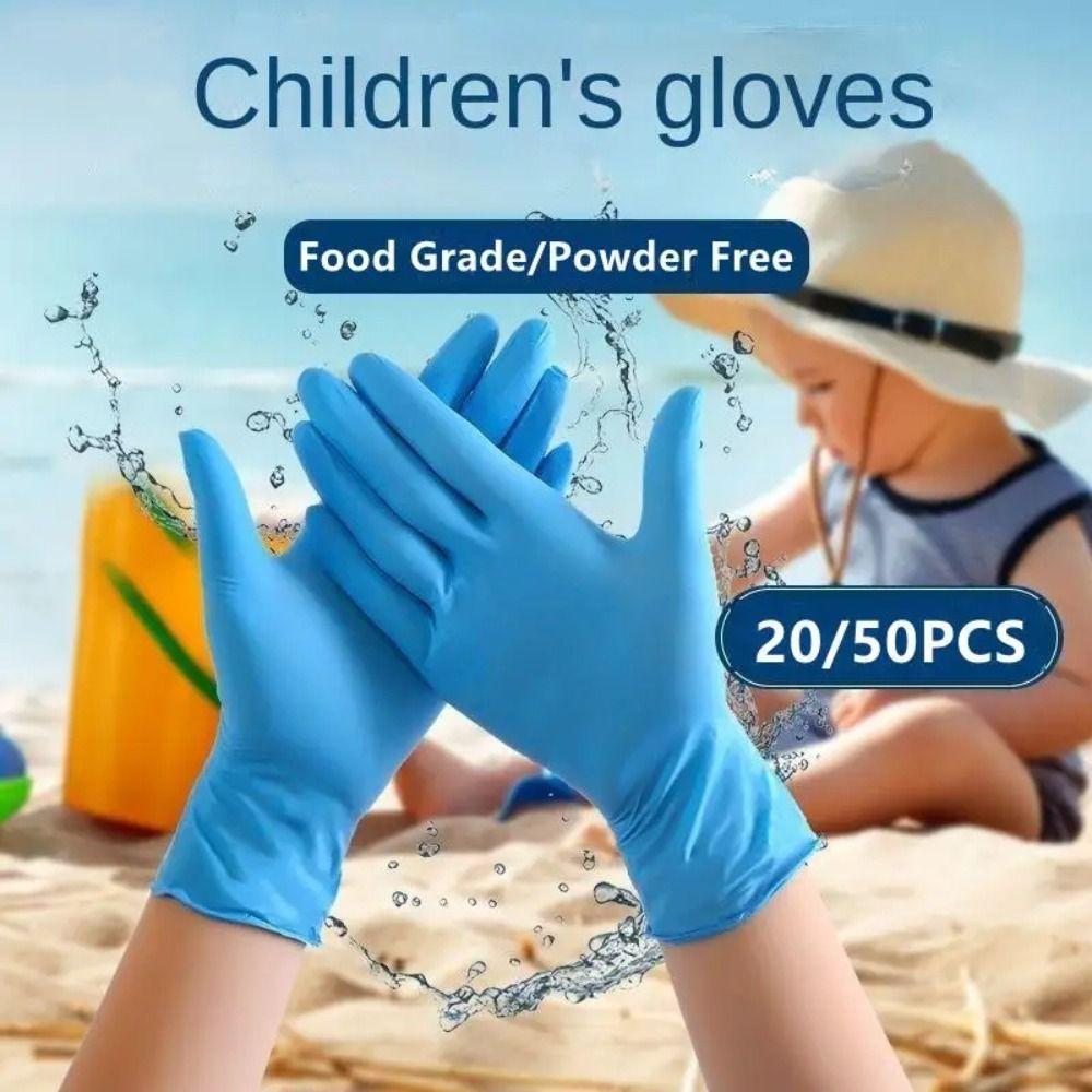 5 Pairs Latex Free Disposable Nitrile Gloves Multipurpose Cooking Gloves New Food Service Gloves