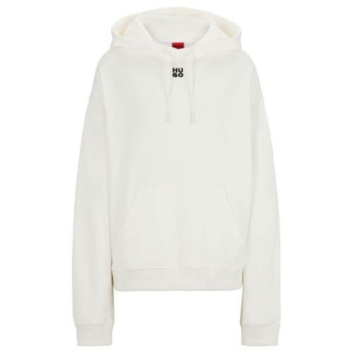 Hugo Womens/Ladies Delfinia Stacked Logo Embroidered Hoodie