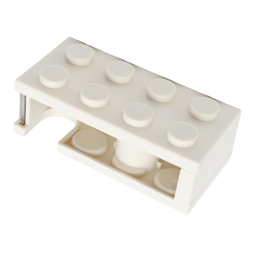 Диспенсер для скотча, симпатичный строительный блок, простая в использовании форма, держатель для скотча для стола, школы, офиса, кабинета