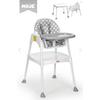 Стульчик для кормления - серый с покрытием (2 В 1)