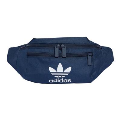 Оригинальная полиэстеровая поясная сумка обычная унисекс темно-синяя Adidas IL4814