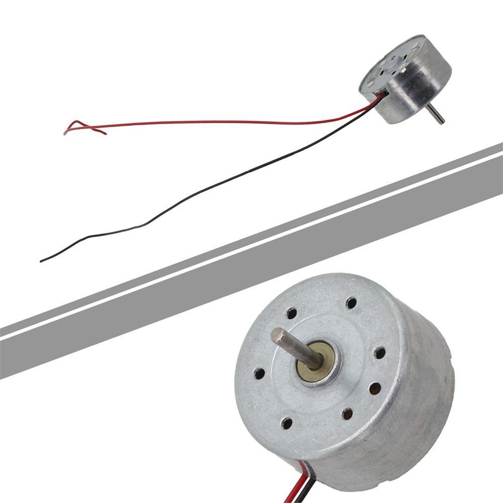 5Pcs DC 1.5V-6V RF-300 DC Motor 2Pin Brush Motor New Hanging Neck Fan Motor  for Hanging Neck Fan