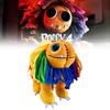 Bobbi The Lion Plush Toy Soft Short Fur Stuffed Animal For Childrens Room Decor
