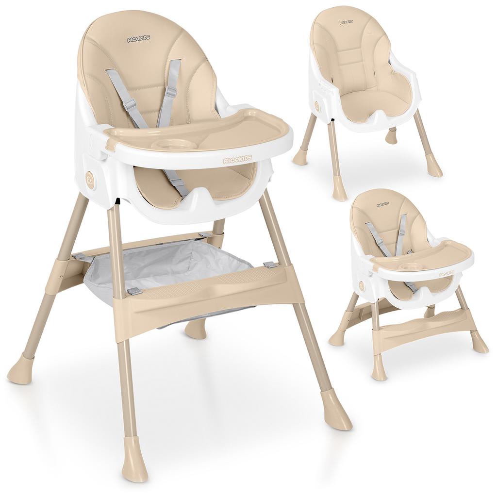 Ricokids Mani Beige Feeding Chair
