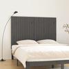 824960 vidaXL Wall-mounted Headboard Grey 166x3x110 Cm Solid Pine Wood