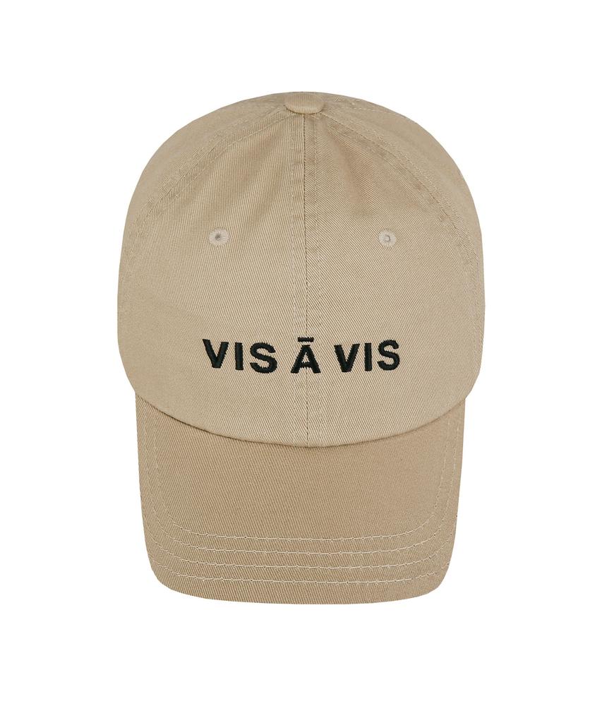 Бейсболка с логотипом V от VIS A VIS (бежевый)