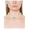 Vivienne Westwood Amaya Saturn Baroque Design Artificial Pearl Glass Brass Pearl Necklace Women's Silver 6301012U-02P103