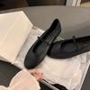 [Shei Su Yinyin] Waxy Jiji~ the Ro * Shallow Mouth Flat Bottom Mary Jane Ballet Single Shoes Women's Grandma Shoes