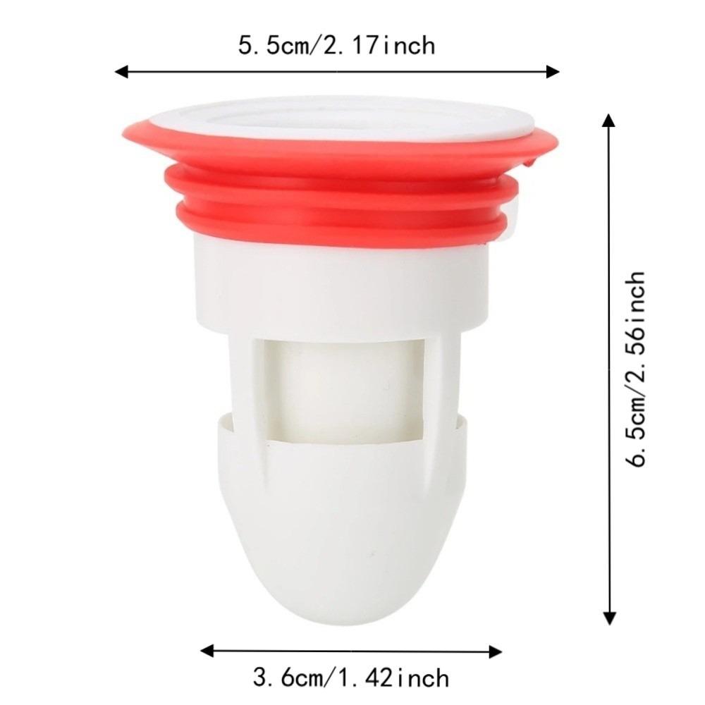 2 Pack Anti-Odor Sewer Drain Core Anti-Clogging Shower Drain Plug Easy Install Hair Catcher Laundry