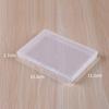 Container Case Rectangular Plastic Clear Storage Box Eco-friendly    Jewelry Container Case