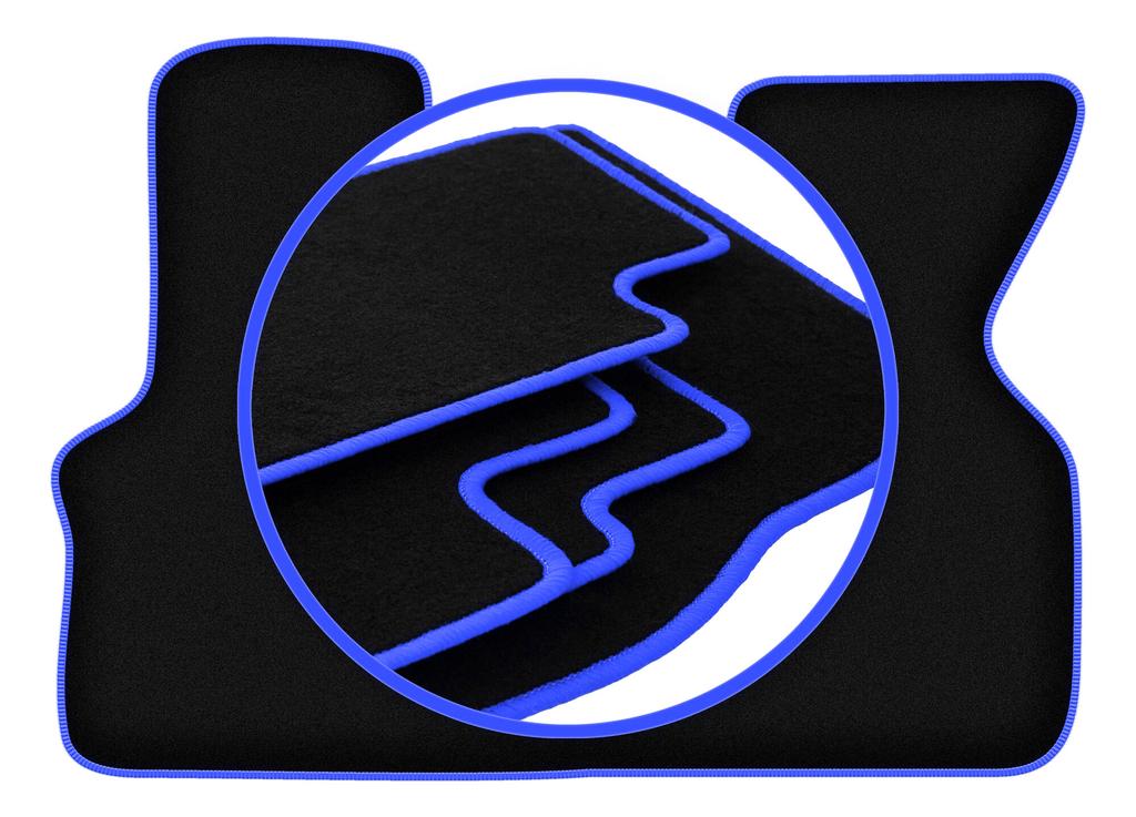 CARLUX-BLUE car mats for: Volkswagen Transporter T4 delivery van (1992-2003)